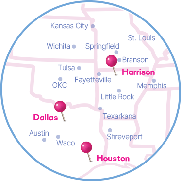 BBI Service Area Map